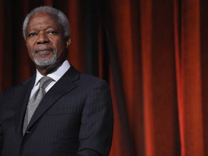 Kofi Annan, a Nova York el 2012.