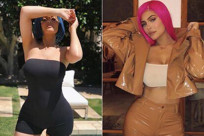 Body negro de FashionNova y peluca rosa, dos de los estilismos que llevó Kylie Jenner.