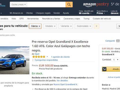 Captura de Amazon.es.