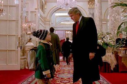 Donald Trump fue una de las estrellas que aparecían en 'Solo en casa 2'. 
