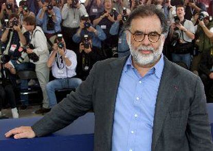 Francis Ford Coppola, ayer en el Festival de Cannes.