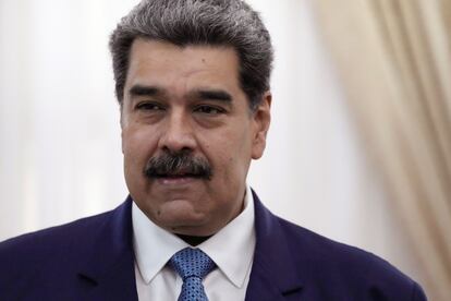 Una foto de Nicolás Maduro en el Palacio de Miraflores, en julio de este año.
