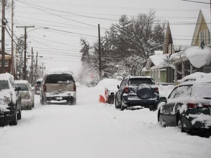 Una calle de Erie, en Pennsylvania, el pasado martes.