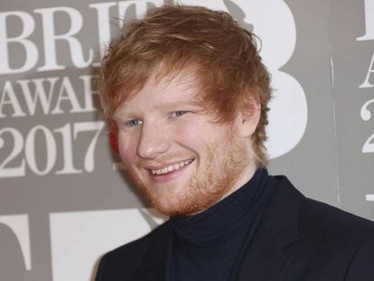 El cantante brit&aacute;nico Ed Sheeran.
