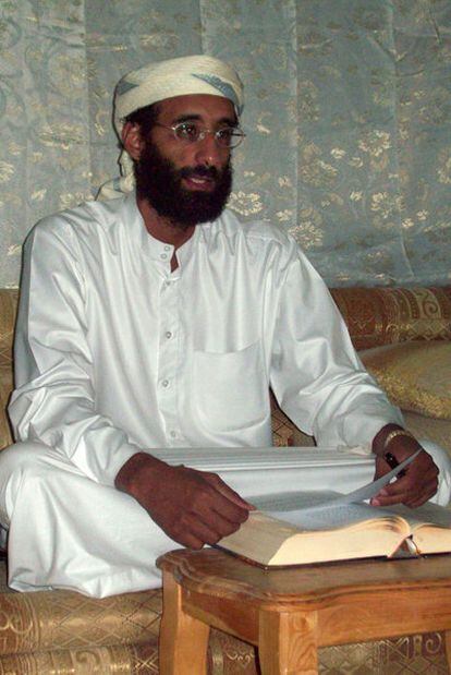 Una imagen de 2008 del imán Anuar al Aulaki, en Yemen.