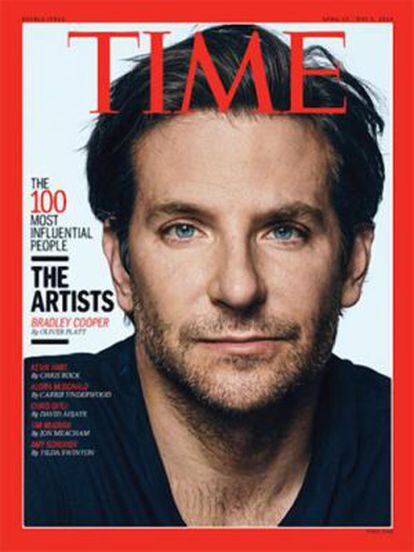 Bradley Cooper en la portada de la Revista Time.