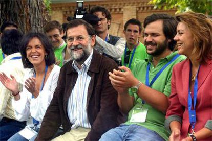 Rajoy, en el Congreso de Nuevas Generaciones de Toledo.