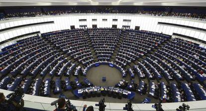 Sesi&oacute;n plenaria del Parlamento Europeo, el 15 de abril en Estrasburgo.