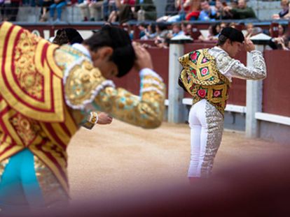 Paseíllo en la plaza de Las Ventas.