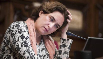 La alcaldesa de Barcelona, Ada Colau.