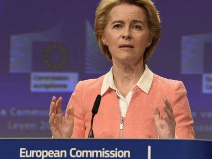 La presidenta electa de la Comisión Europea, Ursula von der Leyen, el 10 de septiembre.