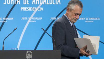 José Antonio Griñán, presidente de la Junta de Andalucía.