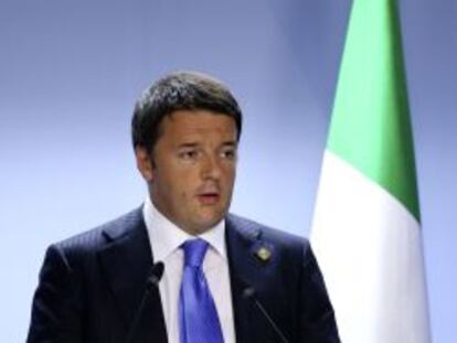 El primer ministro italiano, Matteo Renzi.