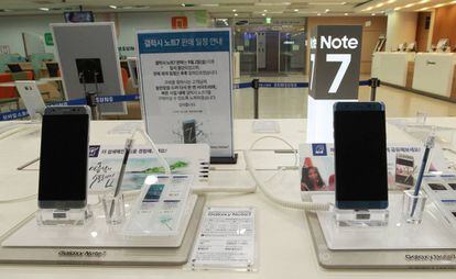 Samsung actualizará el sistema operativo del Note 7 para evitar problemas con la batería.