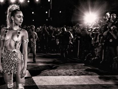 La cantante Miley Cyrus, en la alfombra roja de los Video Music Awards de MTV del pasado mes de agosto.&nbsp;