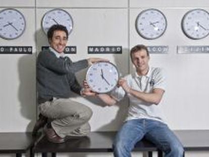 Jon Uriarte y Ander Michelena, fundadores Ticketbis, empresa vasca creada en 2009.
