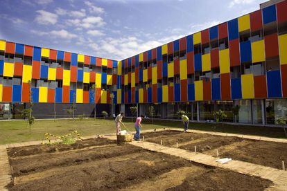 El edificio de la Fundación Catalana del Esplai.