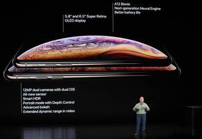 Los nuevos iPhone estrenan color dorado, que se aprecia sobre todo en su marco de metal