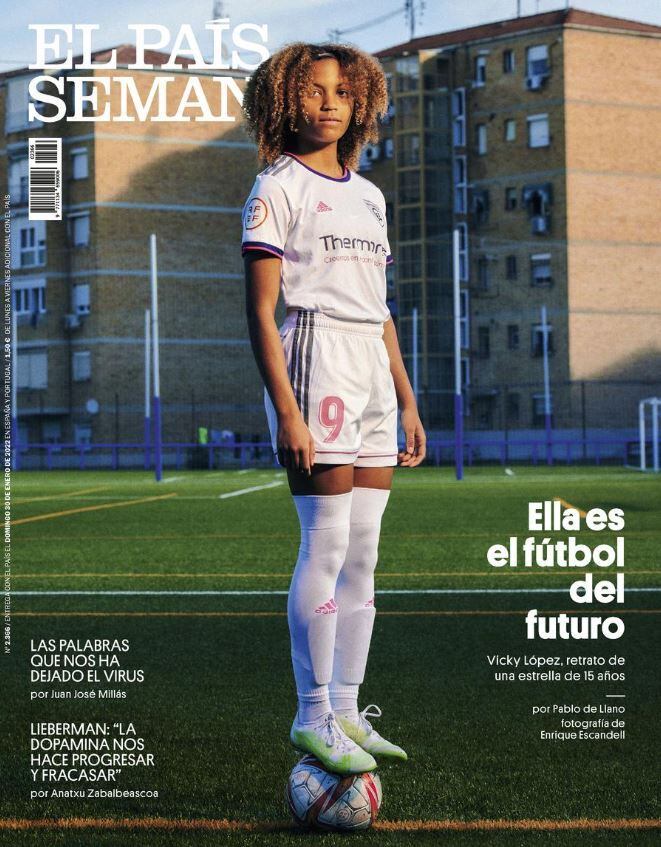 Portada de El País Semanal del número dedicado a la futbolista en enero de este año.