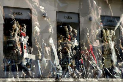 Una de las tiendas de Zara en el centro de Madrid.