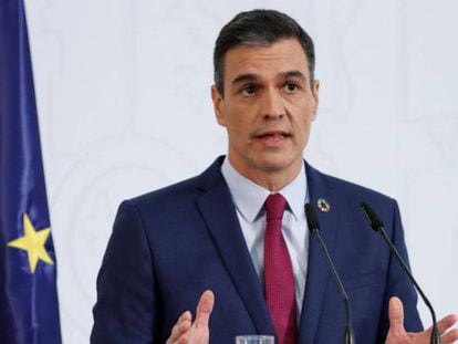 El presidente del Gobierno, Pedro Sánchez.