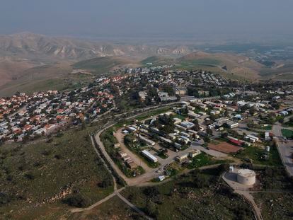Asentamiento judío de Maale Afraim en el valle del Jordán, en Cisjordania.