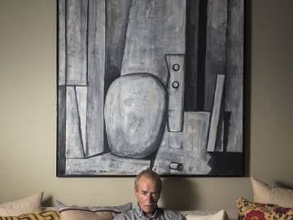 El novelista Martin Amis, en su casa en Brooklyn (Nueva York), en 2015.