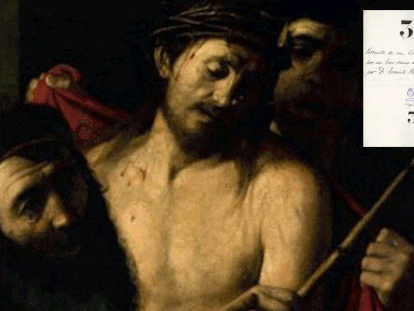 El eccehomo atribuido a Caravaggio perteneció a las colecciones reales