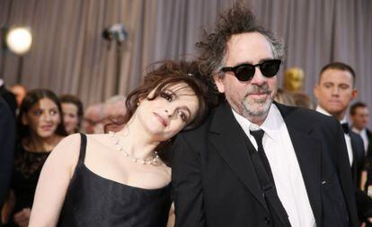 Tim Burton y Helena Bonham Carter.