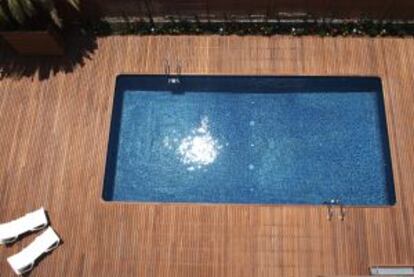 Piscina del hotel Magnolia, en Salou (Tarragona).