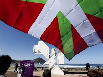 Celebraci&oacute;n el pasado 27 de marzo del D&iacute;a de la patria vasca (Aberri Eguna) en San Sebasti&aacute;n. 