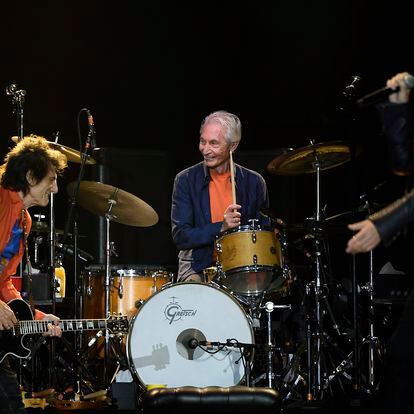 DENVER, CO - AUGUST 10: Charlie Watts the Rolling Stones performing at Mile High Stadium August 10, 2019 in Denver, Colorado. (Photo by Joe Amon/MediaNews Group/The Denver Post via Getty Images)