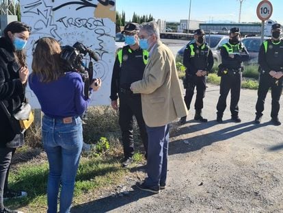 El paraje de Albal donde desapareció la joven de 19 años Florina, cuyo cadáver fue hallado en un canal de riego meses después.