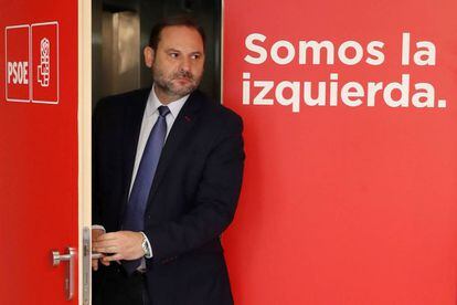 El secretario de organización del PSOE José Luis Ábalos.