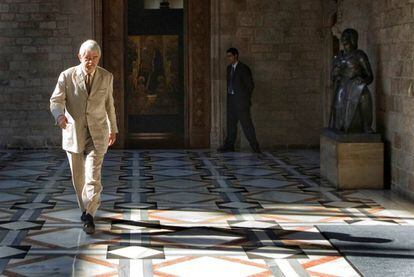 Pasqual Maragall a la Generalitat el 2008.