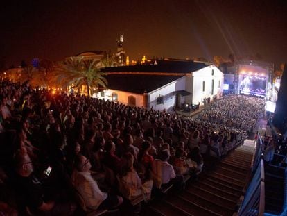 Concierto en el Patio de la Tonelería, en el Tío Pepe Festival 2018, en Jerez de la Frontera (Cádiz).