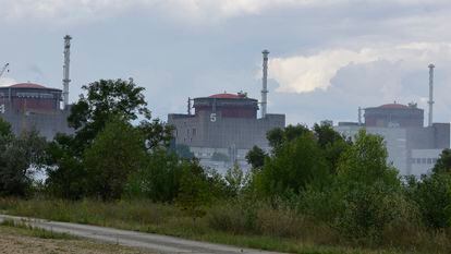 La central nuclear de Zaporiyia, en Ucrania, el 9 de agosto.