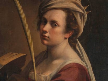 'Autorretrato como santa Catalina de Alejandría' (1615-17), de Artemisia Gentileschi, adquirida en 2018 por la National Gallery de Londres.