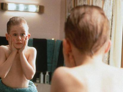 Macaulay Culkin (Kevin), en la película 'Solo en Casa'.