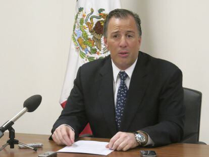 El canciller mexicano Meade en Ginebra, este martes