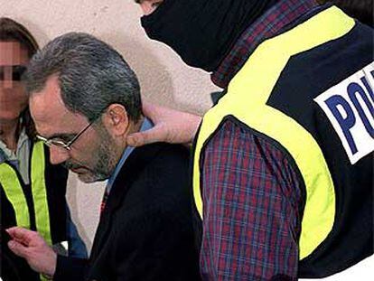 El sirio Mohamed Galeb Kalaje, en el momento de su detención.