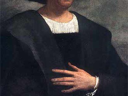 Cristóbal Colón (Génova, 1450-1451-Valladolid, 1506), obra de Sebastiano del Piombo (siglo XVI).