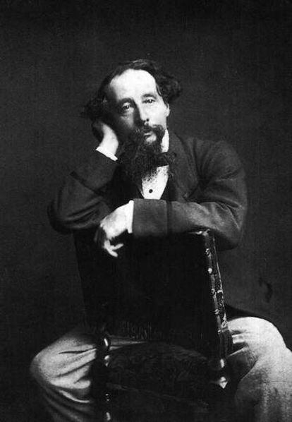 Retrato de Charles Dickens poco antes de morir