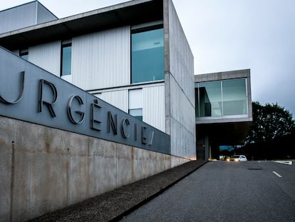 Entrada de urgencias del Hospital de Olot y Comarcal de la Garrotxa