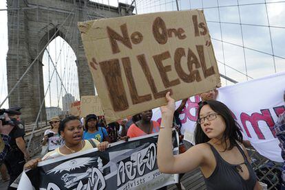 Manifestación en Nueva York el pasado verano.