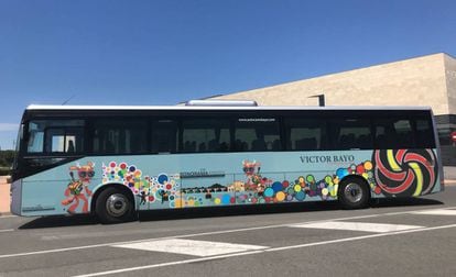 Autocar fletado para el festival Sonorama 2018.