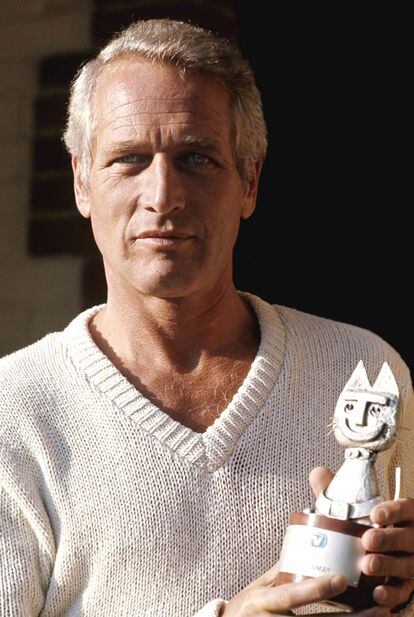 A Paul Newman le quedaban bien hasta los jerseis de pico en V.