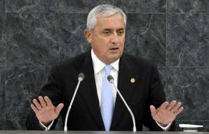 En la imagen, el presidente de Guatemala, Otto Pérez Molina, EFE/Archivo