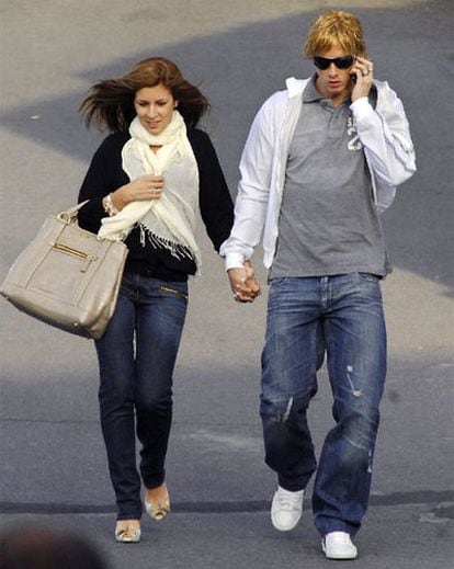 Fernando Torres y su novia Olalla Domínguez.