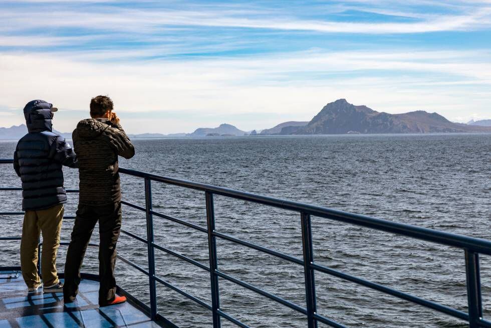 El cabo de Hornos, visto desde la cubierta de un barco rumbo a la Antártida.